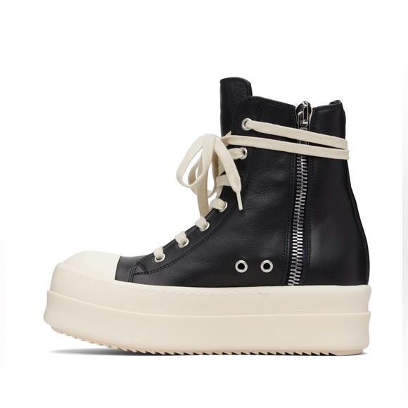 RICK OWENS
Black/Milk/Milk  Mega Bumper Sneakers - Picture 5 of 10